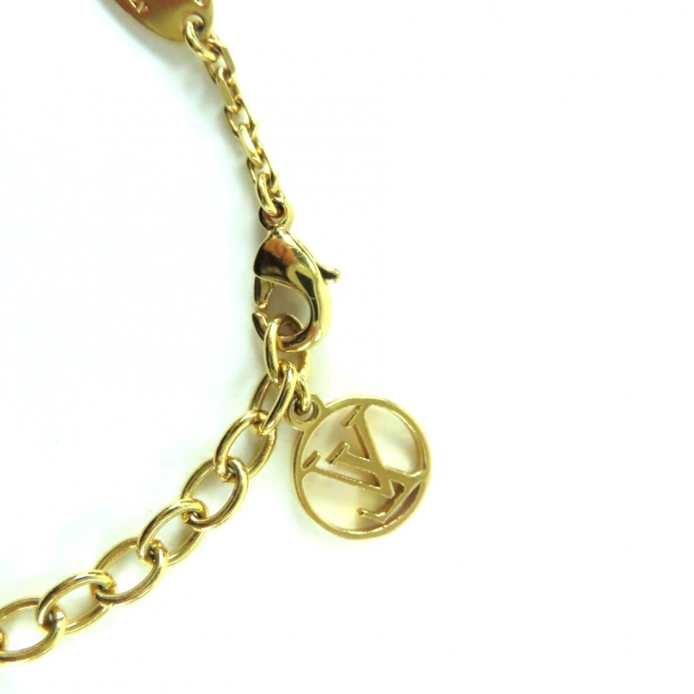 LOUIS VUITTON Gold Monogram Charm Bracelet - Picture 8 of 10